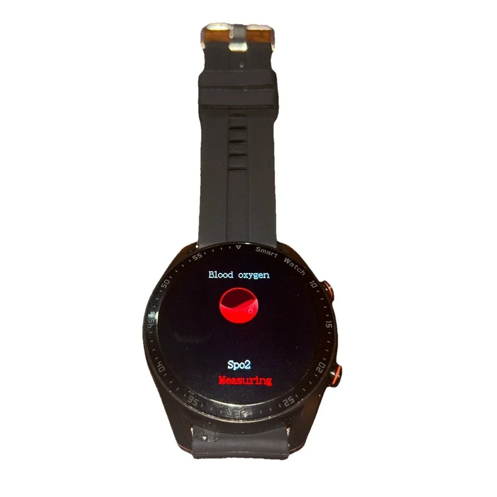 HW20 Men's Smart Watch with Leather Strap - For Daily Wear & Work